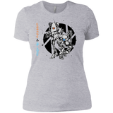 T-Shirts Heather Grey / X-Small Orange and Blue Women's Premium T-Shirt
