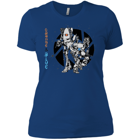 T-Shirts Royal / X-Small Orange and Blue Women's Premium T-Shirt
