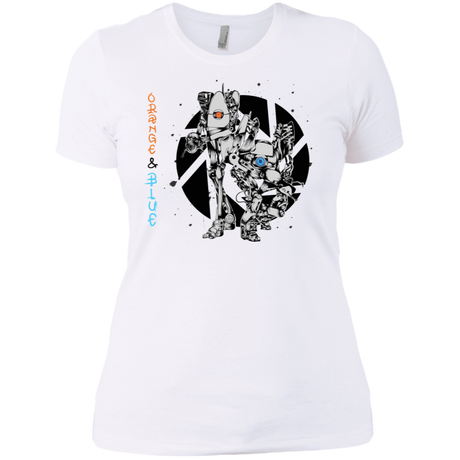 T-Shirts White / X-Small Orange and Blue Women's Premium T-Shirt