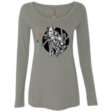 T-Shirts Venetian Grey / S Orange and Blue Women's Triblend Long Sleeve Shirt