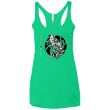T-Shirts Envy / X-Small Orange and Blue Women's Triblend Racerback Tank