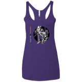 T-Shirts Purple Rush / X-Small Orange and Blue Women's Triblend Racerback Tank