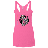 T-Shirts Vintage Pink / X-Small Orange and Blue Women's Triblend Racerback Tank