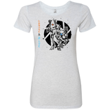 T-Shirts Heather White / S Orange and Blue Women's Triblend T-Shirt