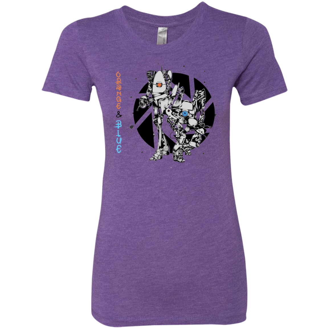 T-Shirts Purple Rush / S Orange and Blue Women's Triblend T-Shirt