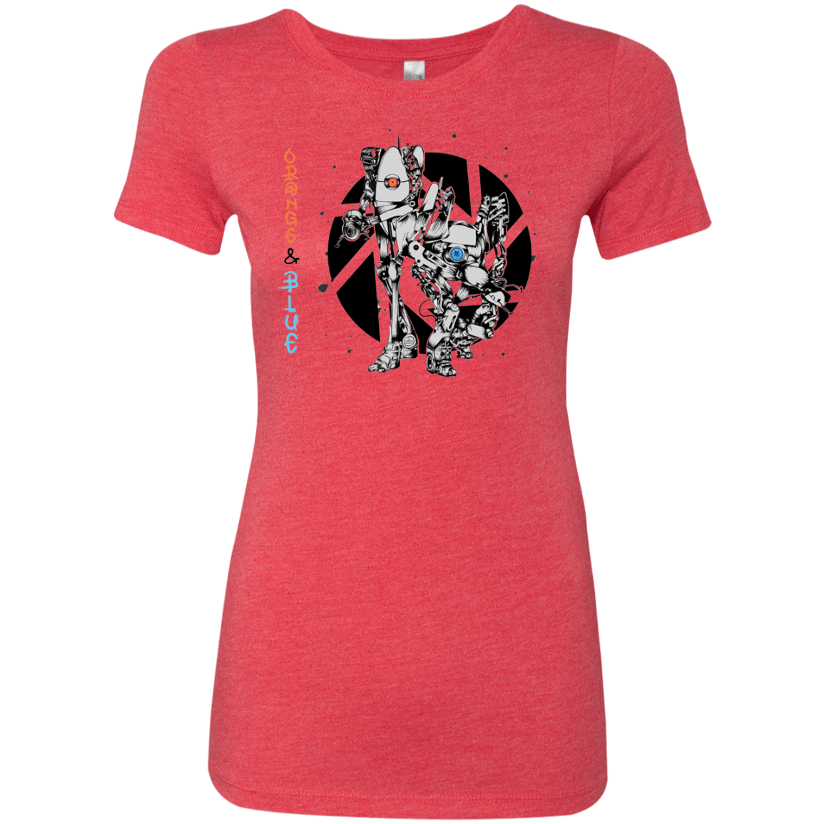 T-Shirts Vintage Red / S Orange and Blue Women's Triblend T-Shirt