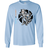 T-Shirts Light Blue / YS Orange and Blue Youth Long Sleeve T-Shirt