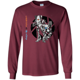 T-Shirts Maroon / YS Orange and Blue Youth Long Sleeve T-Shirt