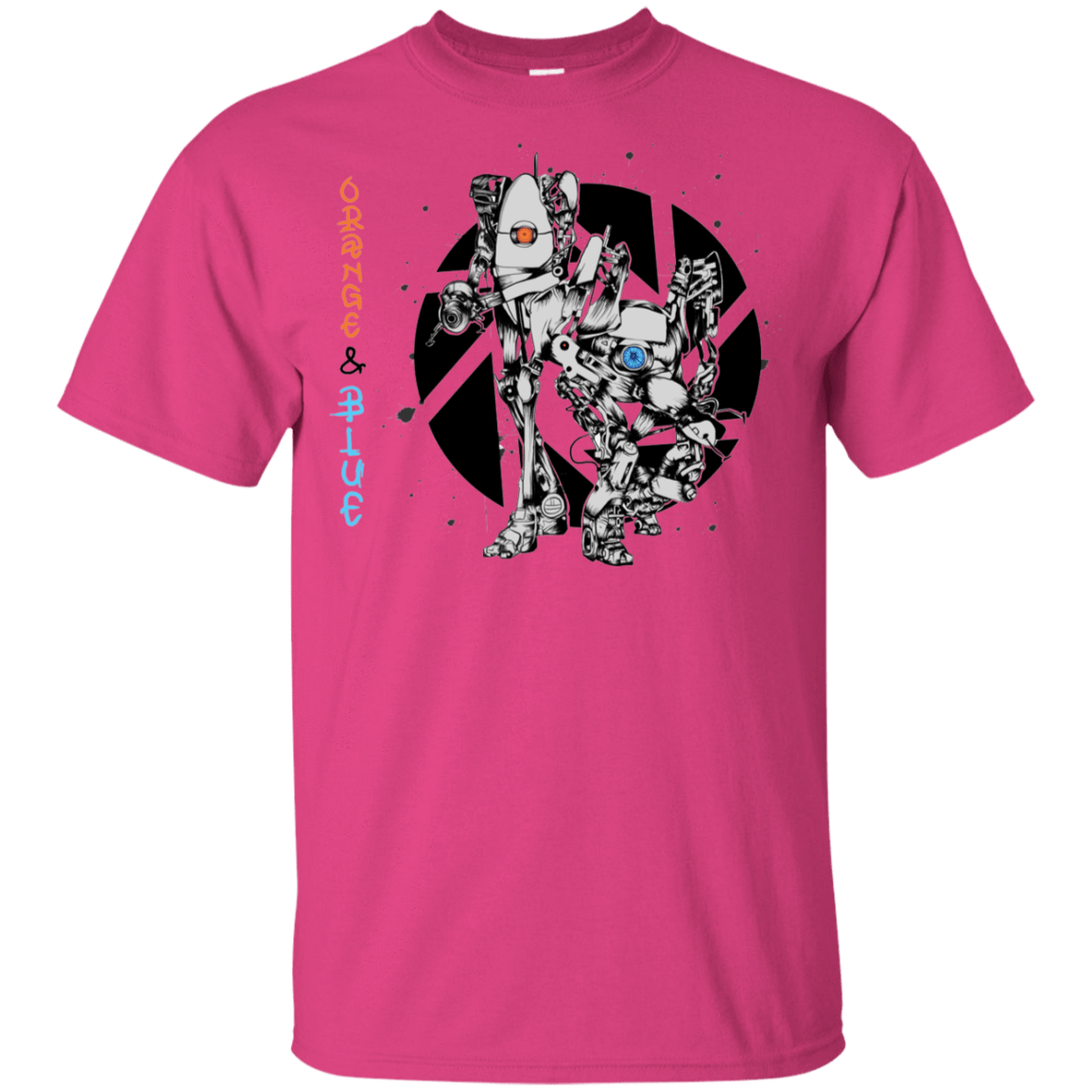 T-Shirts Heliconia / YXS Orange and Blue Youth T-Shirt