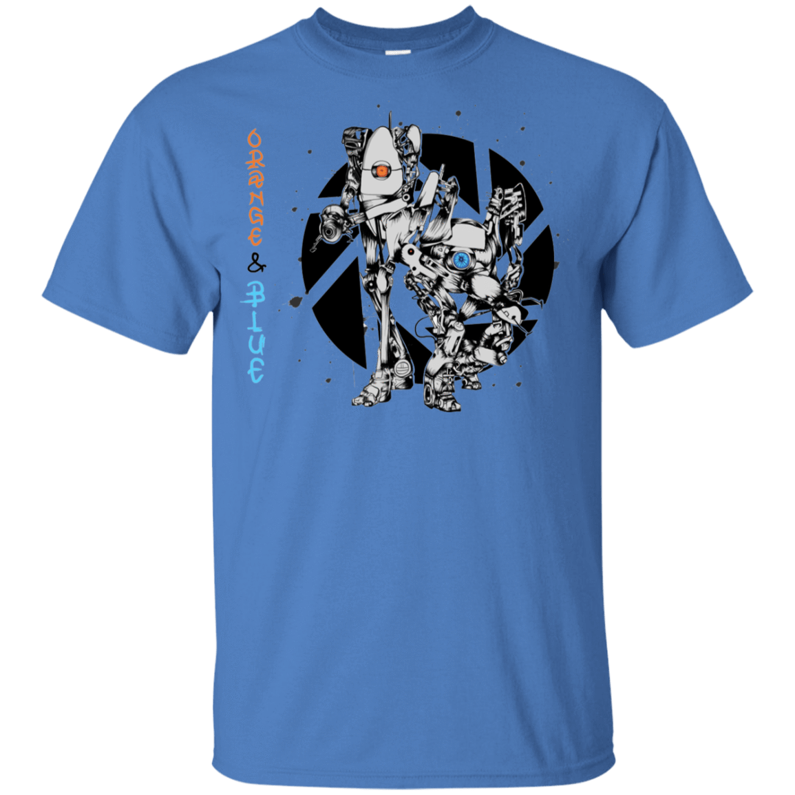 T-Shirts Iris / YXS Orange and Blue Youth T-Shirt