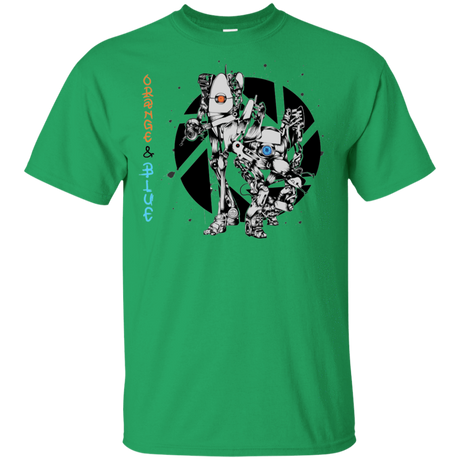 T-Shirts Irish Green / YXS Orange and Blue Youth T-Shirt