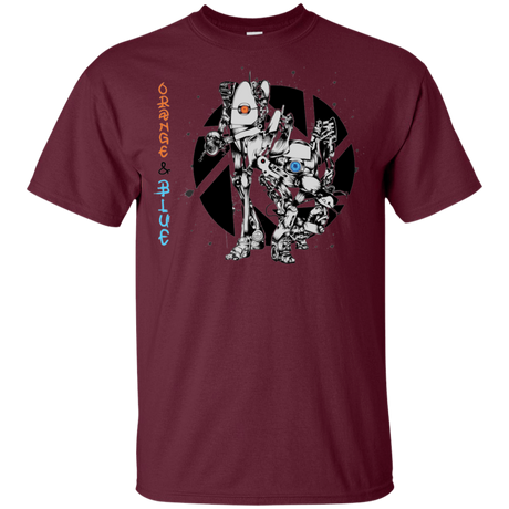 T-Shirts Maroon / YXS Orange and Blue Youth T-Shirt