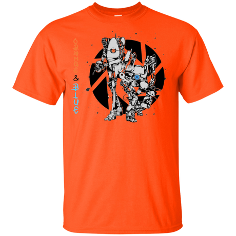 T-Shirts Orange / YXS Orange and Blue Youth T-Shirt