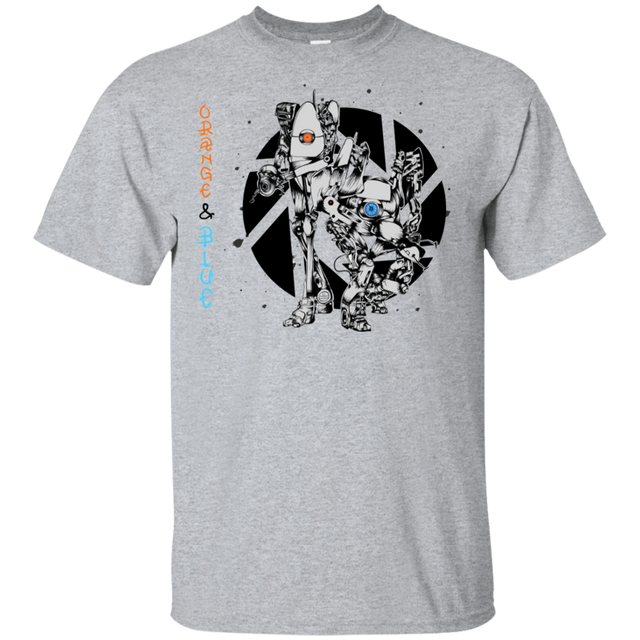 T-Shirts Sport Grey / YXS Orange and Blue Youth T-Shirt