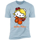 T-Shirts Light Blue / YXS Orange is the New Cat Boys Premium T-Shirt