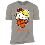 T-Shirts Light Grey / YXS Orange is the New Cat Boys Premium T-Shirt