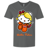 T-Shirts Heavy Metal / X-Small Orange is the New Cat Men's Premium V-Neck