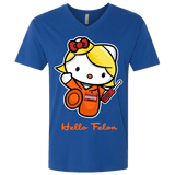 T-Shirts Royal / X-Small Orange is the New Cat Men's Premium V-Neck