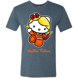 T-Shirts Indigo / Small Orange is the New Cat Men's Triblend T-Shirt