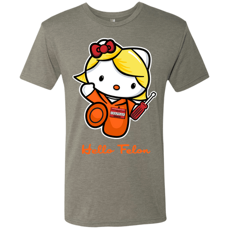 T-Shirts Venetian Grey / Small Orange is the New Cat Men's Triblend T-Shirt