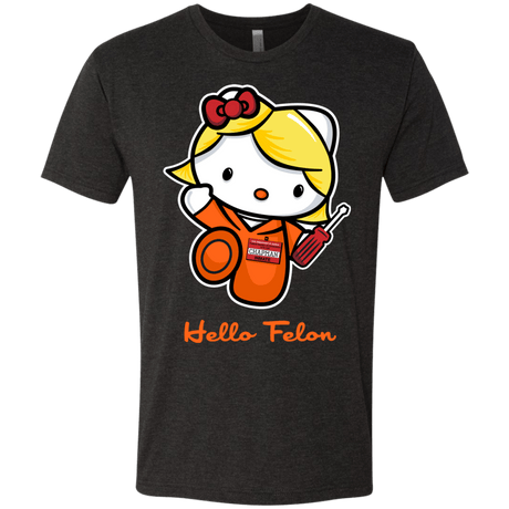 T-Shirts Vintage Black / Small Orange is the New Cat Men's Triblend T-Shirt