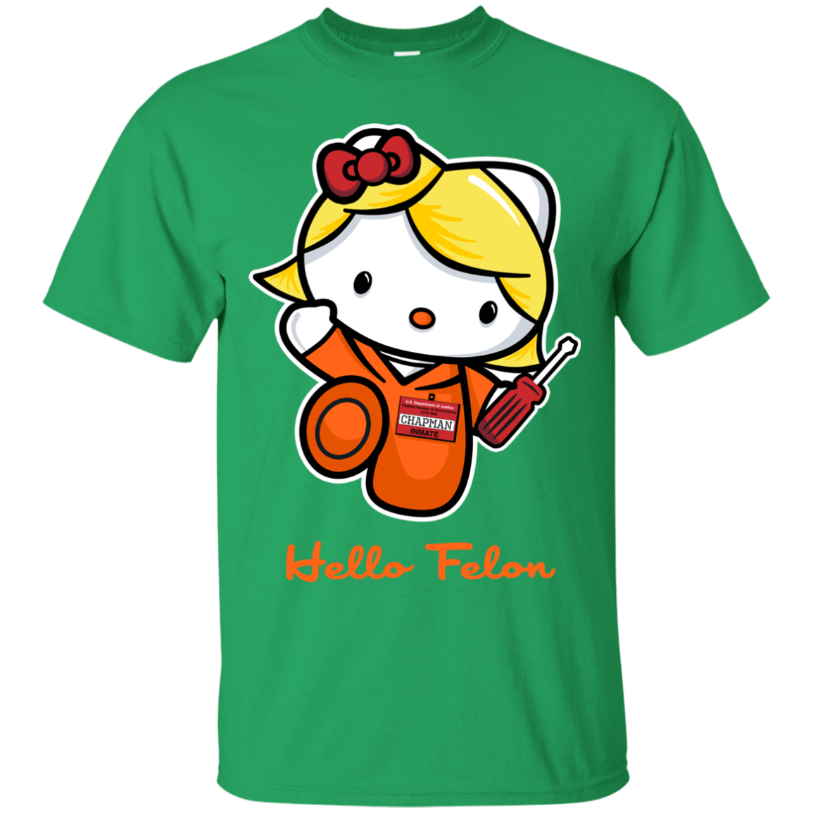 T-Shirts Irish Green / Small Orange is the New Cat T-Shirt