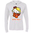 T-Shirts Heather White / X-Small Orange is the New Cat Triblend Long Sleeve Hoodie Tee