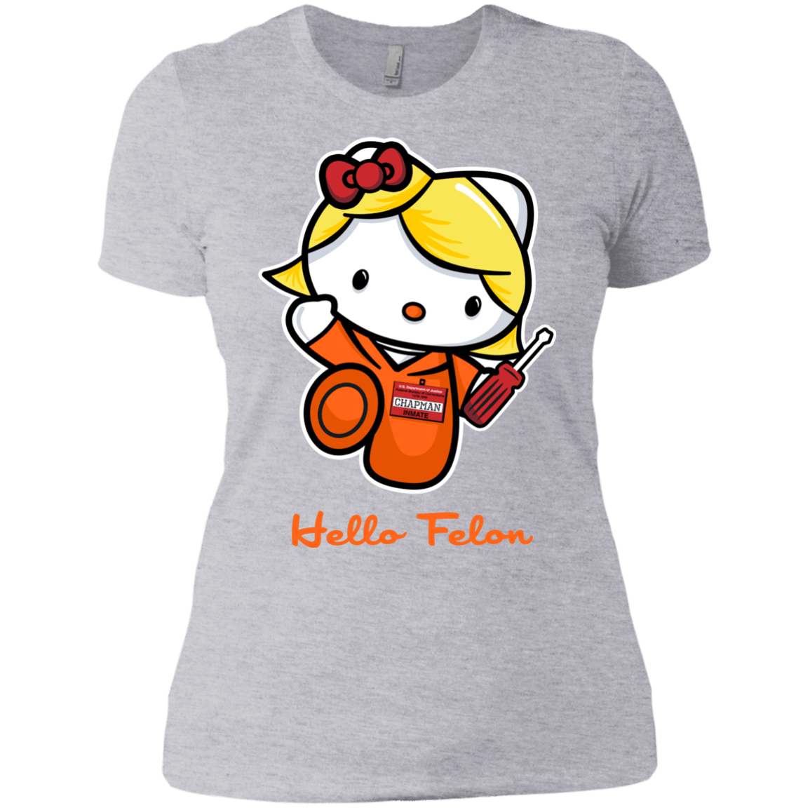 T-Shirts Heather Grey / X-Small Orange is the New Cat Women's Premium T-Shirt