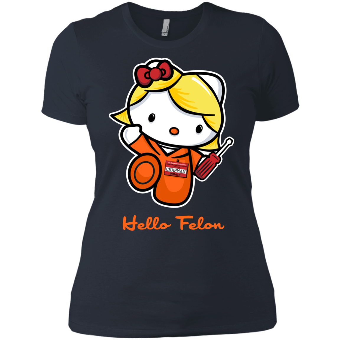 T-Shirts Indigo / X-Small Orange is the New Cat Women's Premium T-Shirt