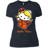 T-Shirts Indigo / X-Small Orange is the New Cat Women's Premium T-Shirt