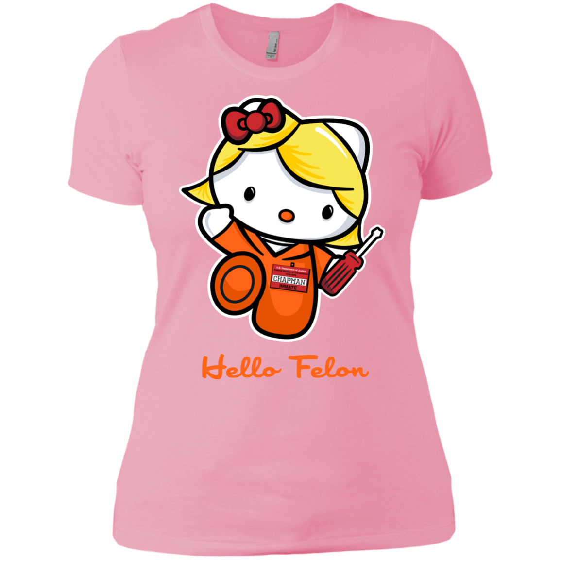 T-Shirts Light Pink / X-Small Orange is the New Cat Women's Premium T-Shirt