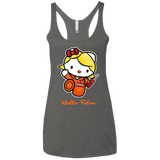 T-Shirts Premium Heather / X-Small Orange is the New Cat Women's Triblend Racerback Tank