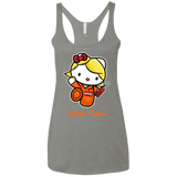 T-Shirts Venetian Grey / X-Small Orange is the New Cat Women's Triblend Racerback Tank