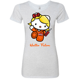 T-Shirts Heather White / Small Orange is the New Cat Women's Triblend T-Shirt