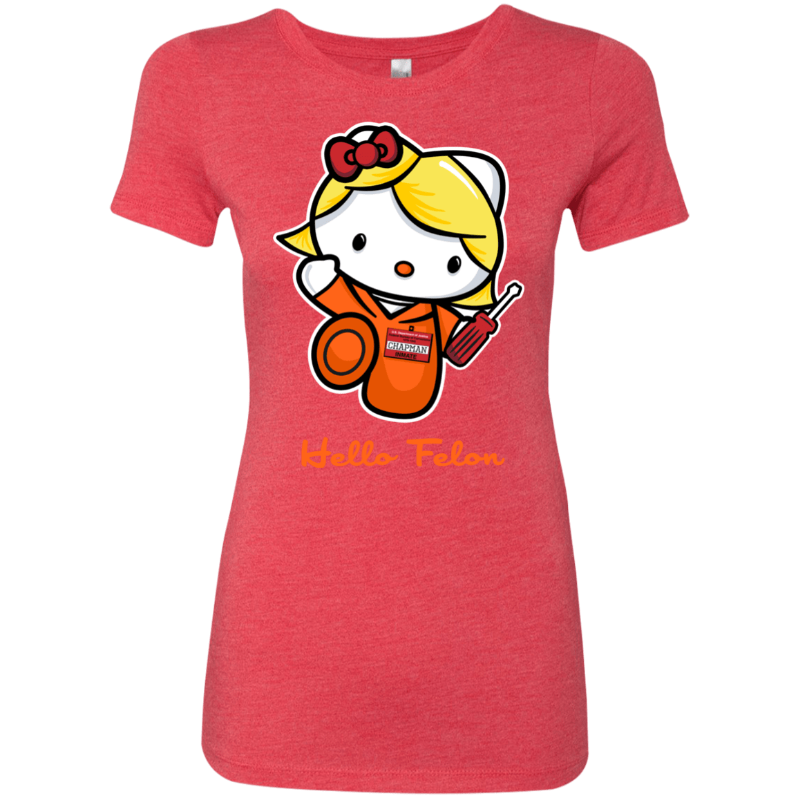 T-Shirts Vintage Red / Small Orange is the New Cat Women's Triblend T-Shirt