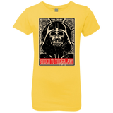 T-Shirts Vibrant Yellow / YXS Order to the galaxy Girls Premium T-Shirt