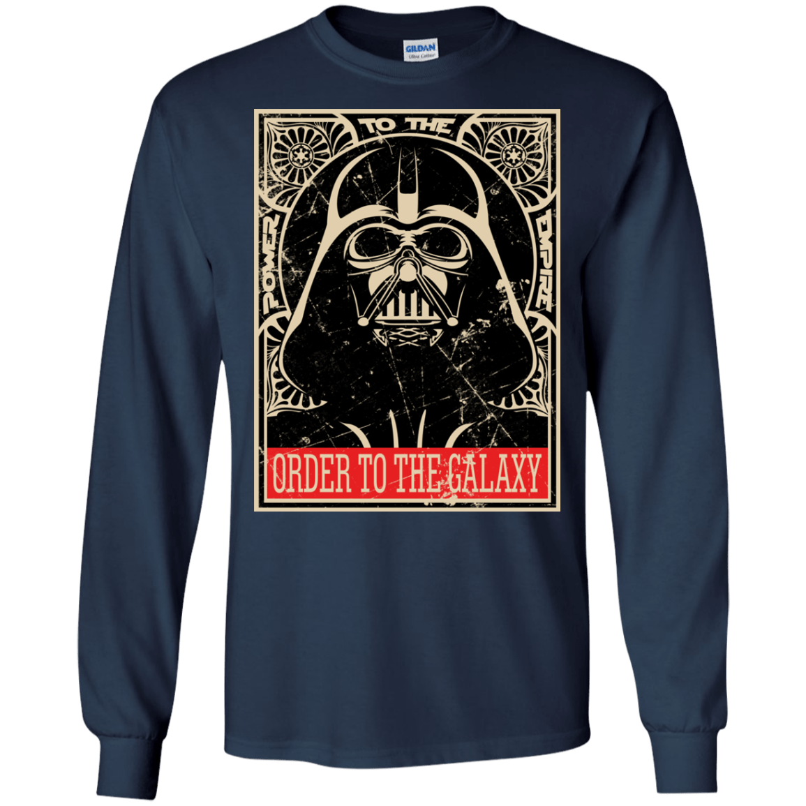 T-Shirts Navy / S Order to the galaxy Men's Long Sleeve T-Shirt