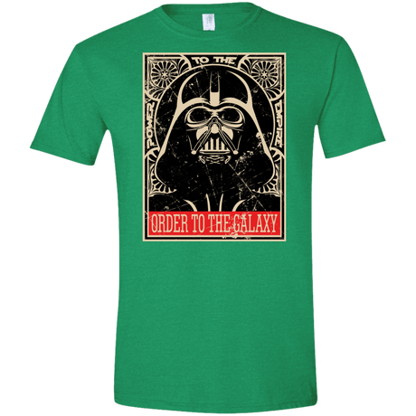 T-Shirts Heather Irish Green / S Order to the galaxy Men's Semi-Fitted Softstyle