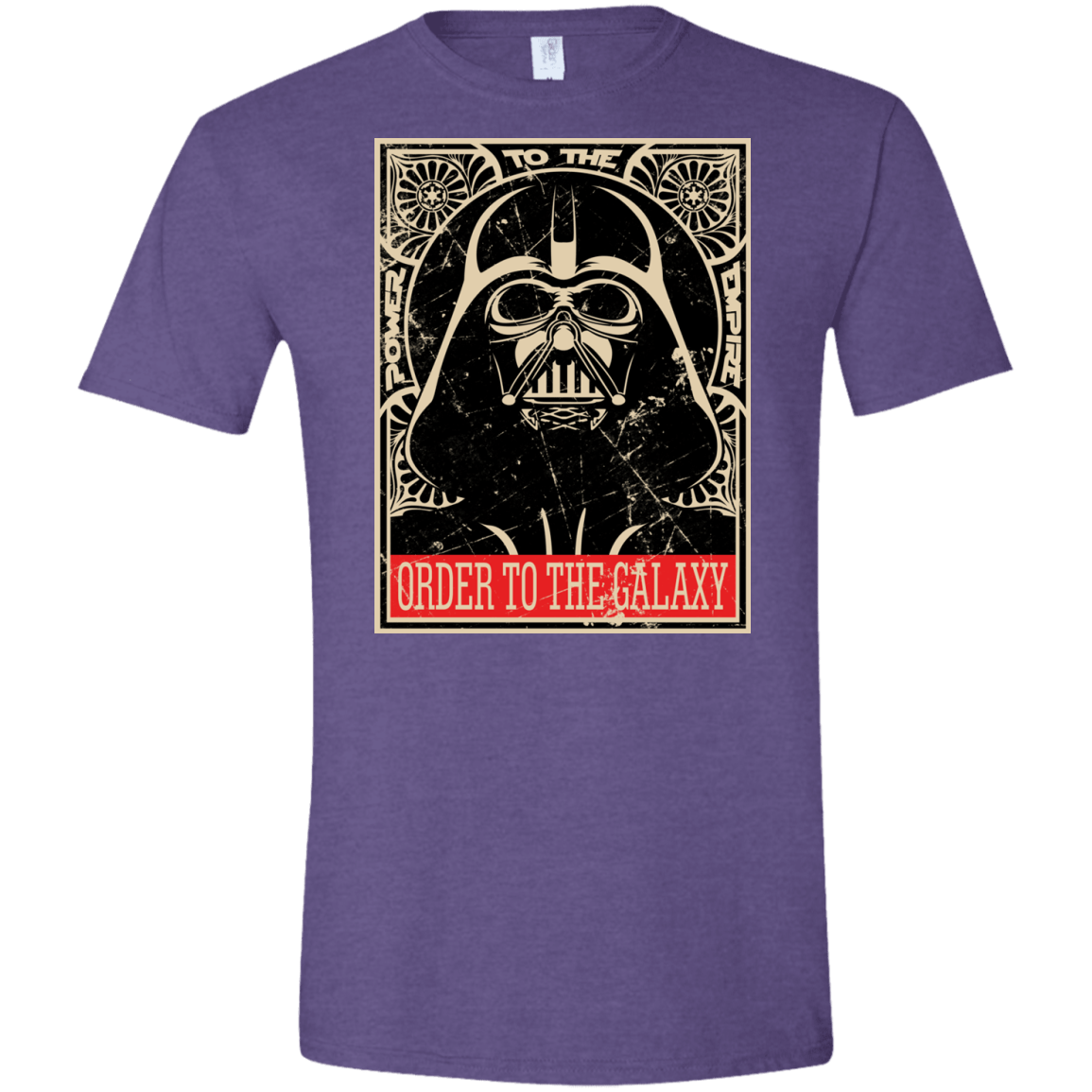 T-Shirts Heather Purple / S Order to the galaxy Men's Semi-Fitted Softstyle