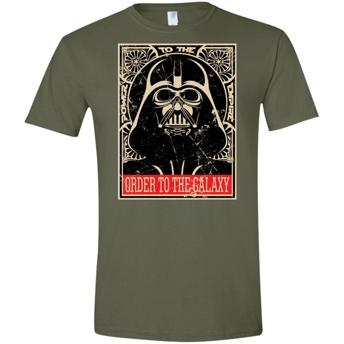 T-Shirts Military Green / S Order to the galaxy Men's Semi-Fitted Softstyle