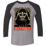 T-Shirts Premium Heather/Vintage Black / X-Small Order to the galaxy Men's Triblend 3/4 Sleeve