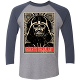 T-Shirts Premium Heather/Vintage Navy / X-Small Order to the galaxy Men's Triblend 3/4 Sleeve