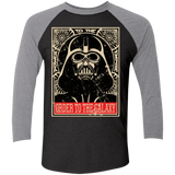 T-Shirts Vintage Black/Premium Heather / X-Small Order to the galaxy Men's Triblend 3/4 Sleeve