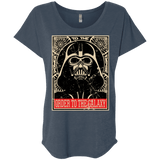 T-Shirts Indigo / X-Small Order to the galaxy Triblend Dolman Sleeve