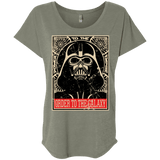 T-Shirts Venetian Grey / X-Small Order to the galaxy Triblend Dolman Sleeve