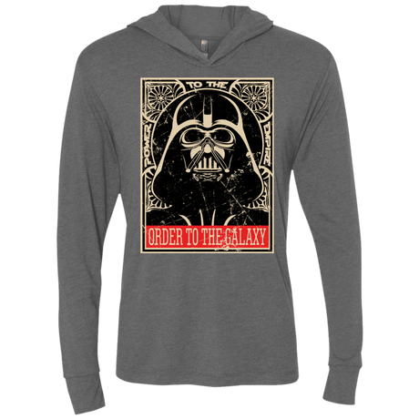 T-Shirts Premium Heather / X-Small Order to the galaxy Triblend Long Sleeve Hoodie Tee