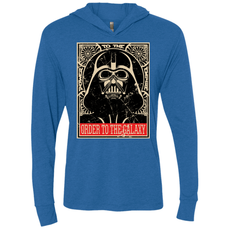 T-Shirts Vintage Royal / X-Small Order to the galaxy Triblend Long Sleeve Hoodie Tee