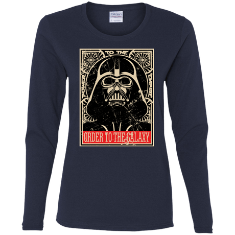 T-Shirts Navy / S Order to the galaxy Women's Long Sleeve T-Shirt