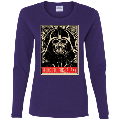 T-Shirts Purple / S Order to the galaxy Women's Long Sleeve T-Shirt