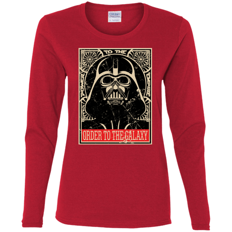 T-Shirts Red / S Order to the galaxy Women's Long Sleeve T-Shirt